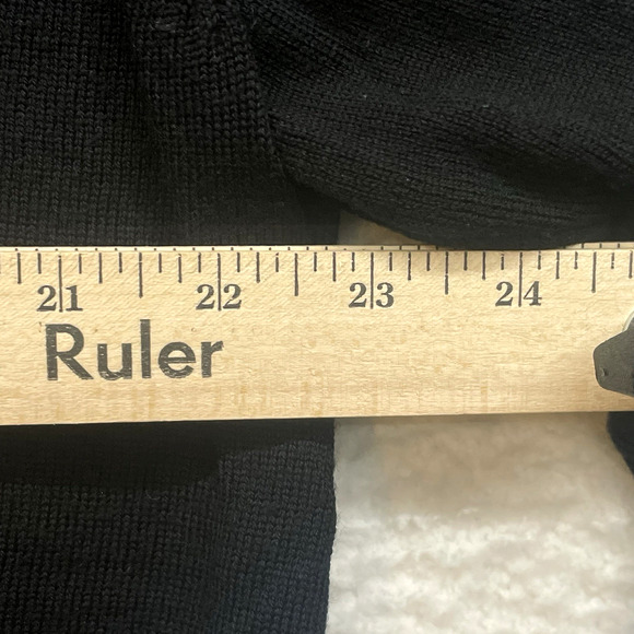 Jos A Bank Sweater Mens Extra Large Black Traveler Merino Wool Pullover V Neck - Picture 7 of 9